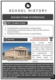 Ancient Greek Architecture Facts