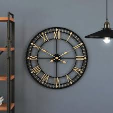 meval india metal indoor large clock