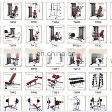 gym exercise sports equipment names