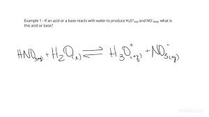 How To Identify Acid And Base Reactions