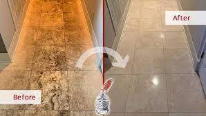our superb stone cleaning in