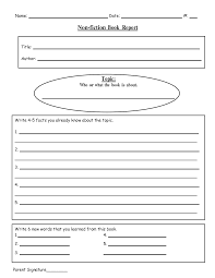 Printable Book Report Forms  Elementary