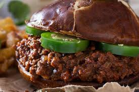beef chorizo and beer sloppy joes the