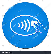 Within the uk the limit is £45. Credit Card Logo Nfc Logo Symbol Of Contactless Payment Method Through Pos Terminal Round Icon Isolated On Blue Bac Credit Card Icon Nfc Technology Credit Card