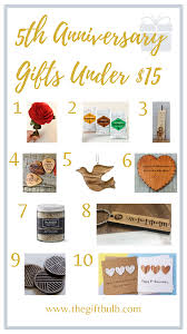 wood anniversary gifts year 5 the