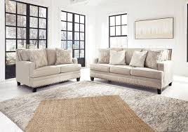 Claredon Linen Sofa Set Louisville
