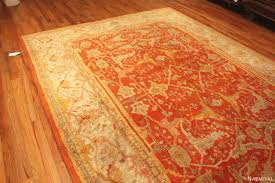 tribal antique turkish oushak rug 71941