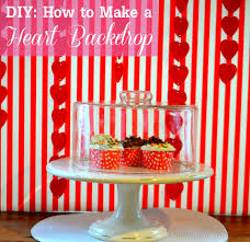 Our backdrops are easy to hang and are great for use as party backdrops. Diy How To Make A Heart Backdrop For Valentine S Day Catch My Party