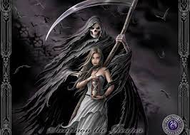 Anne Stokes dark horror evil grim reaper death gothic women weapon  wallpaper | 1600x1142 | 30073 | WallpaperUP