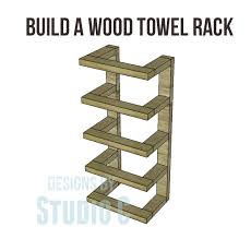 wooden towel storage deals 50 off