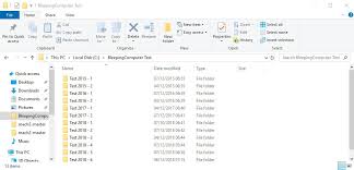 conversational date format in file explorer