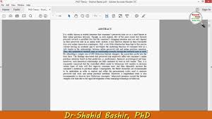 How To Write A Good Abstract By Dr Shahid Bashir Phd