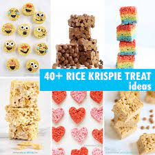 creative and easy rice krispie treats