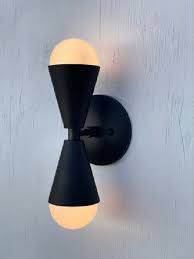 Modern Wall Sconce Light Black Matte