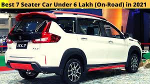 best 7 seater cars under 6 lakh on