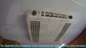 coleman roof mount air conditioner
