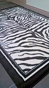 print rug mat runner zebra