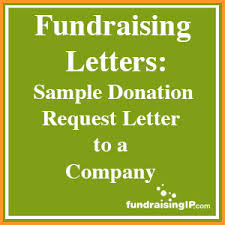 sle donation request letter to a company