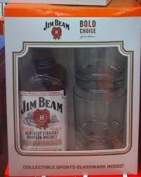 jim beam promotion whiskey gles as