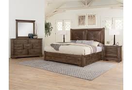 Rustic king size bedroom sets bed set comforter. Artisan Post Cool Rustic King Bedroom Group Zak S Home Bedroom Groups