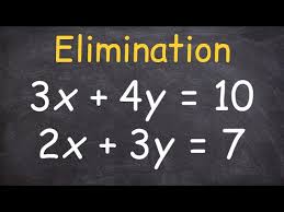 Equations Using Elimination