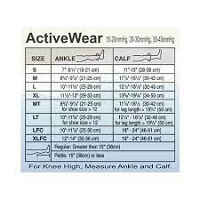 jobst activewear 15 20 mmhg knee high