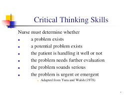     Critical Thinking in Nursing Practice  Nursing Assessment     