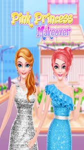 pink princess makeover games for s