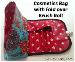 brushes bag free pattern so sew easy