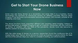 ppt start a successful drone service
