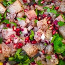 tilapia and pomegranate ceviche vered