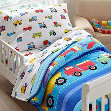 trucks cotton comforter set toddler
