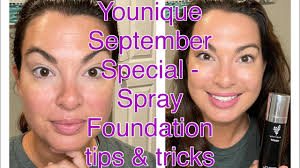 spray foundation tips