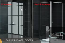 semi frameless vs frameless shower
