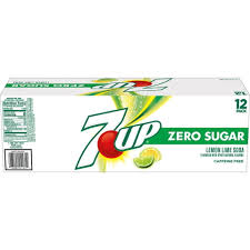 7up zero sugar lemon lime soda 12 fl