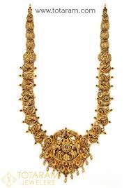 22k gold temple jewellery necklaces