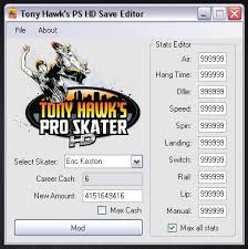 The local and online multiplayer modes from the console version have been removed. Release Tony Hawk S Pro Skater Hd Savegame Editor Xbox Gaming Wemod Community