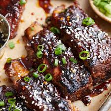 sticky asian pork ribs in the oven