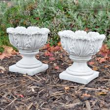 Tulip Vases Hand Cast Stone Planters