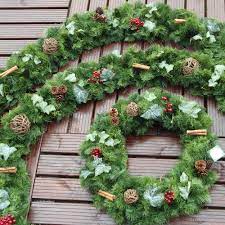 garlands wreaths by the