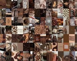 Brown Wall Collage Kit Brown Photo Wall