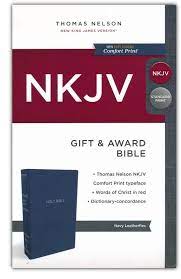 nkjv gift and award blue