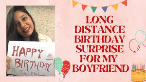 long distance birthday surprise for