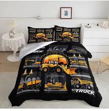Iuzelf Truck Kids Comforter Set Queen