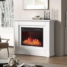 Electric Inset Fireplace Heater Fire