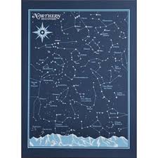 Northern Hemisphere Star Chart Print 8x10