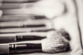 how to clean makeup brushes with white