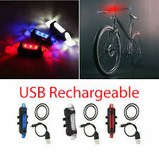 Le Tail Light Solar Rechargeable Led Automatic Flashing Safety Cycle 40mah Japan For Sale Online Ebay