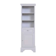 gray freestanding linen cabinet