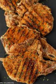 grilled bone in pork chops recipe